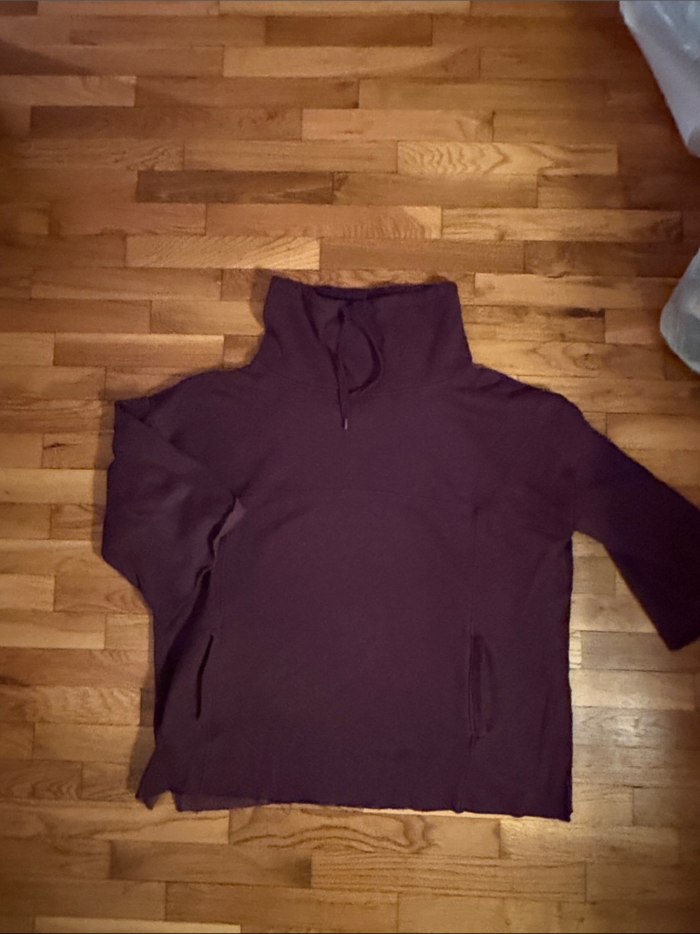 Ugg Maroon Pullover Sweatshirt with High Neck